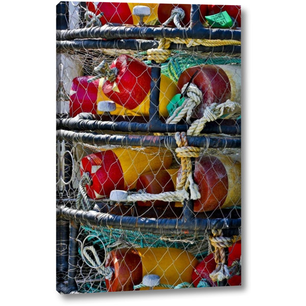 Highland Dunes " USA, Oregon, Garibaldi Stacked Crab Pots On Dock " by